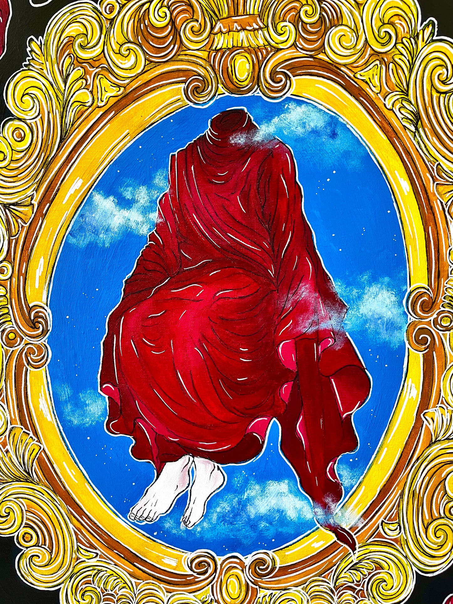 A l’intérieur de mon cadre, je ne porte jamais de masques