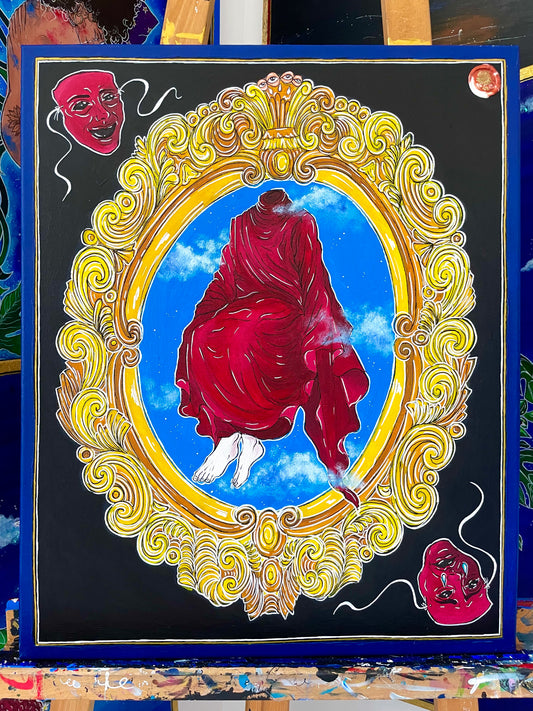 A l’intérieur de mon cadre, je ne porte jamais de masques