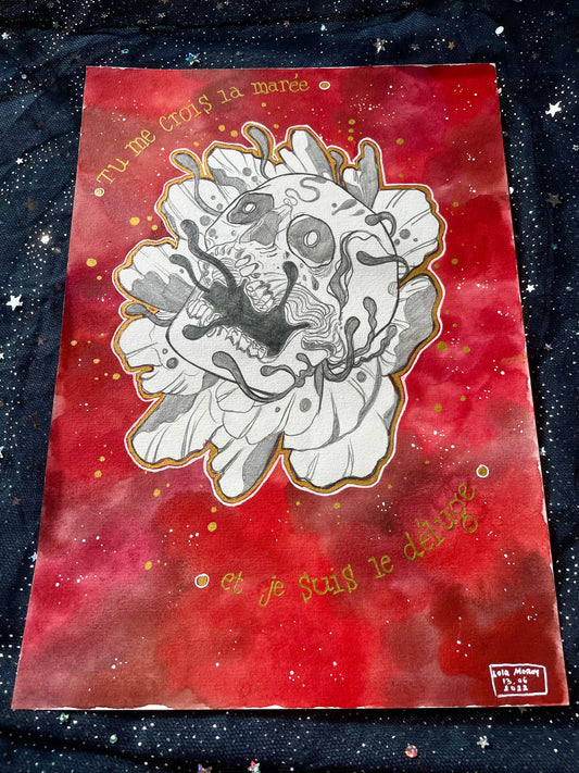 Tu me crois la marée, et je suis le déluge