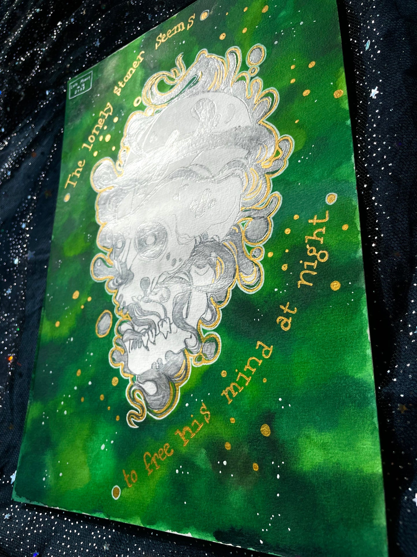 The lonely stoner seems to free his mind at mind