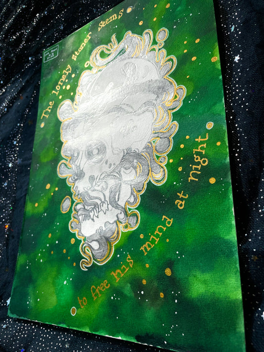 The lonely stoner seems to free his mind at mind