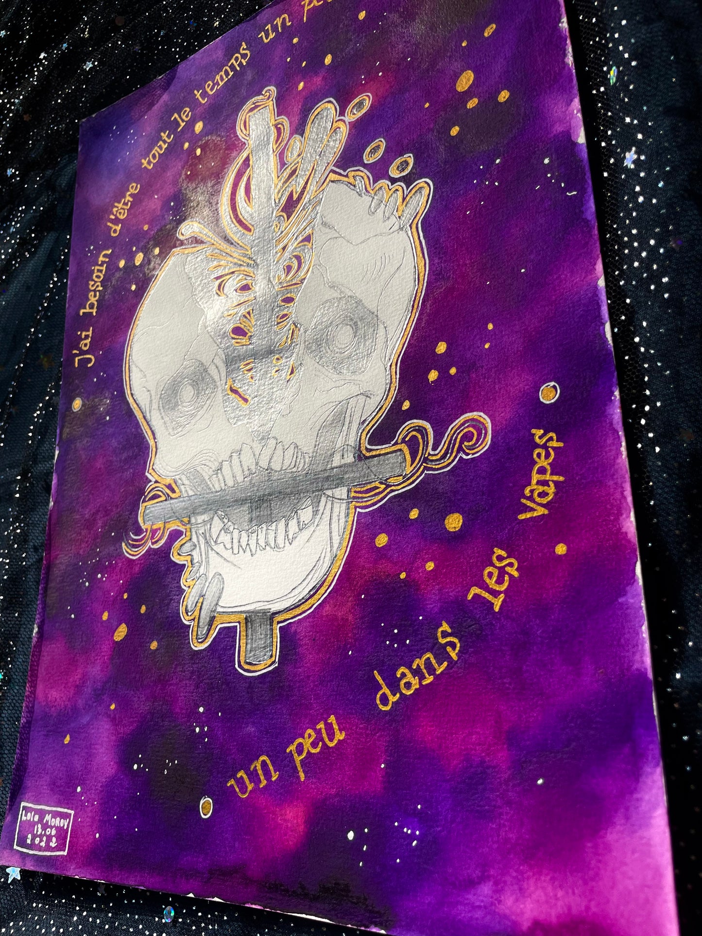 J’ai besoin d’être tout le temps un peu partie, un peu dans les vapes