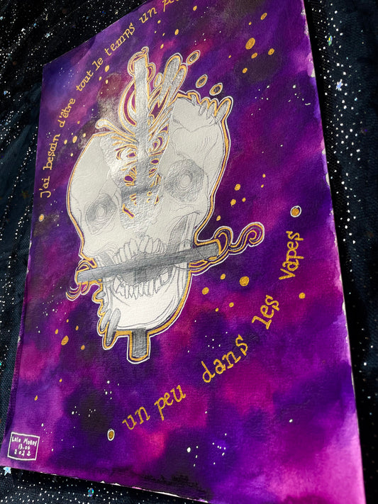 J’ai besoin d’être tout le temps un peu partie, un peu dans les vapes