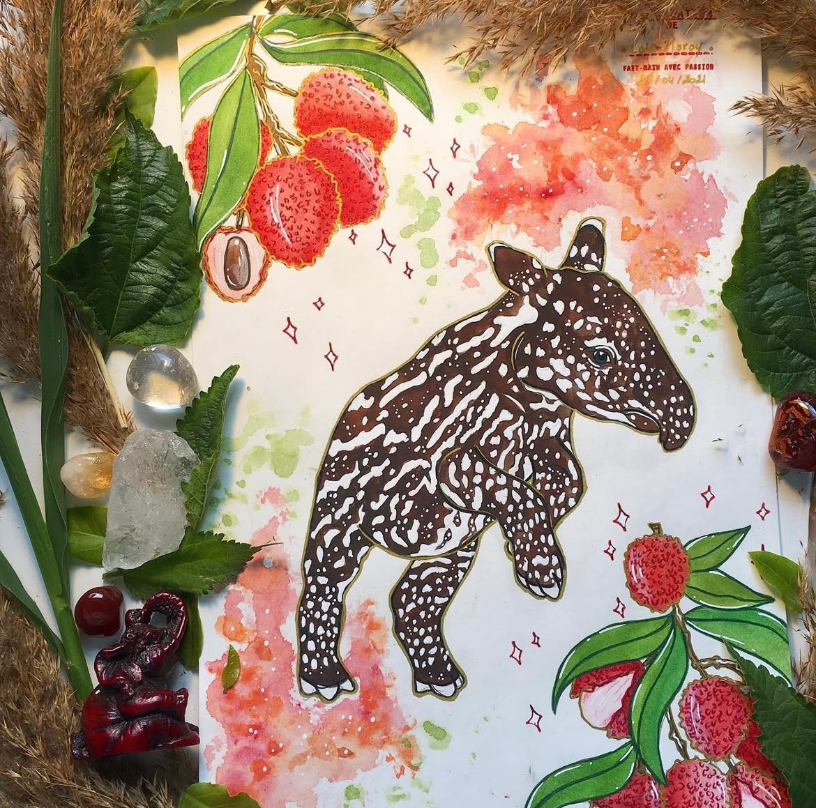 Le bébé tapir de Malaisie