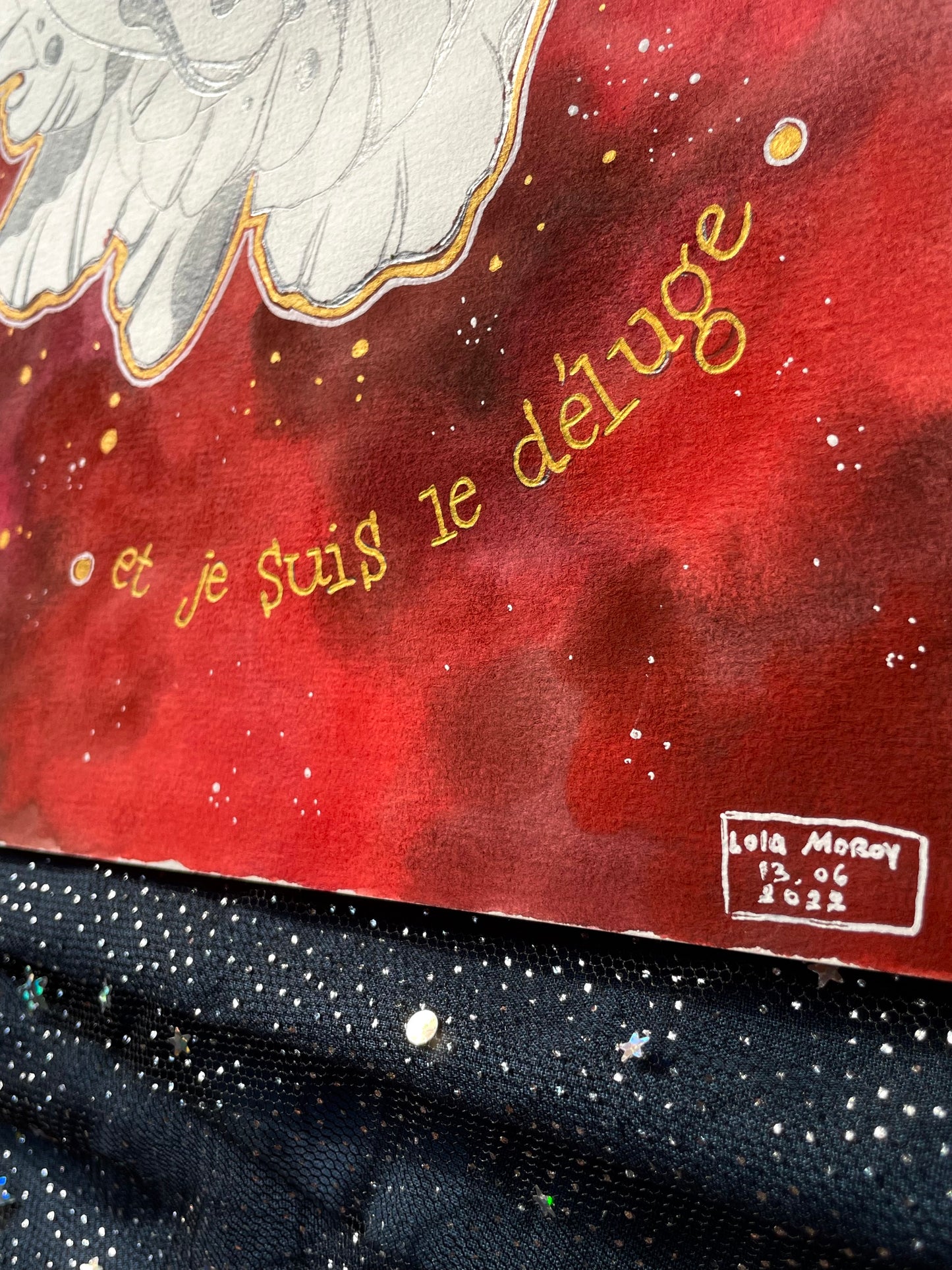 Tu me crois la marée, et je suis le déluge