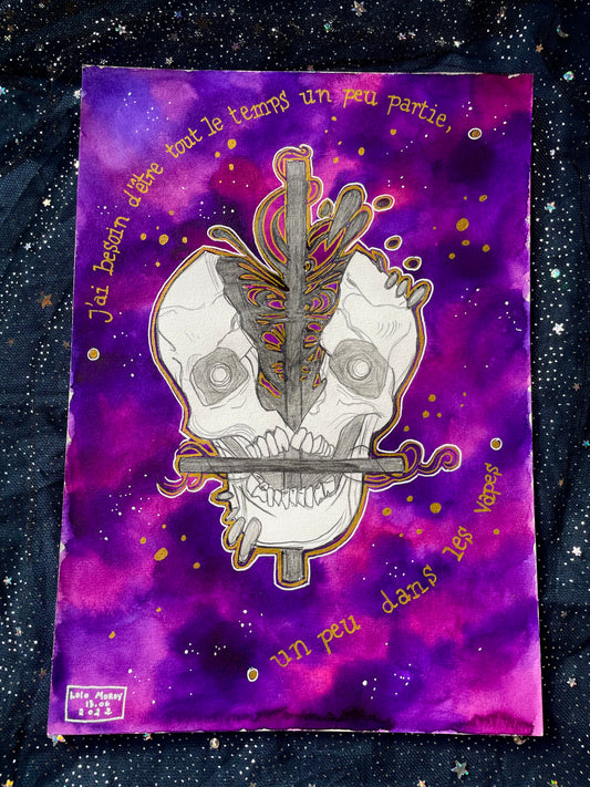 J’ai besoin d’être tout le temps un peu partie, un peu dans les vapes