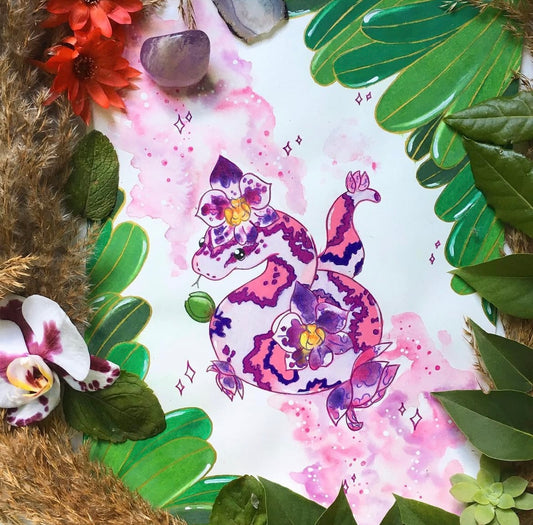 Le serpent orchidée